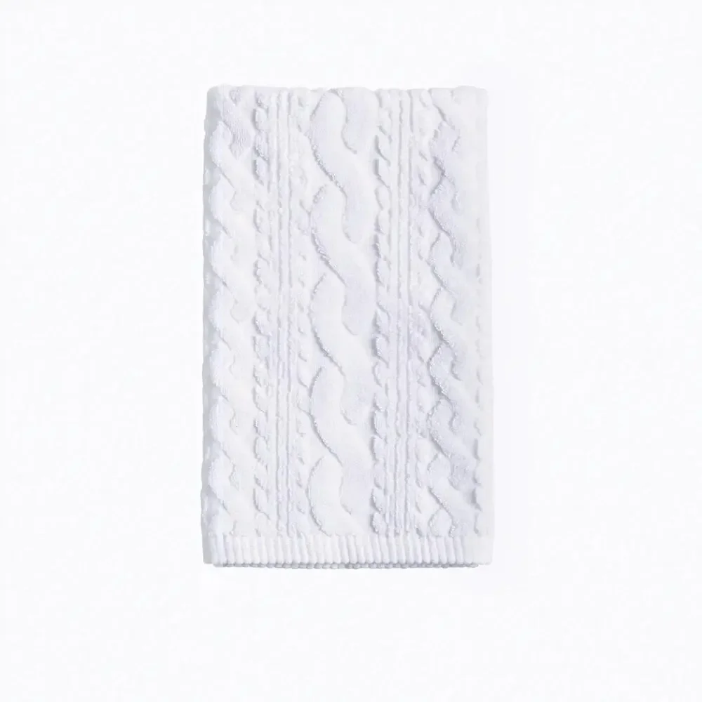 Better Homes and Gardens Soft Holiday Decor 2-Pack Cable Knit Hand Towel Set